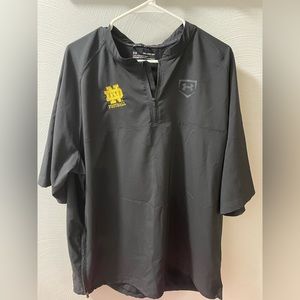 Notre Dame 3/4 zip shirt